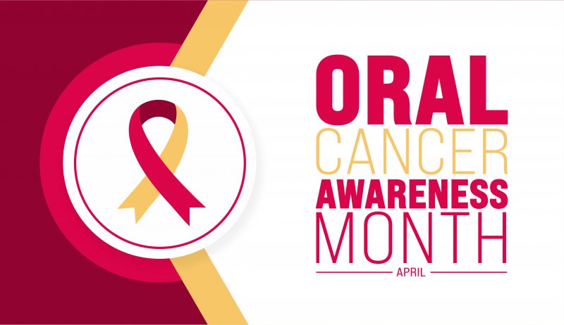 An Oral Cancer Awareness Month banner